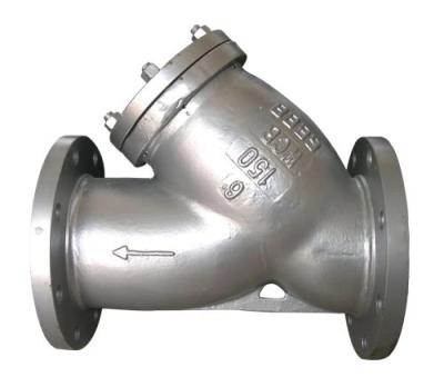 China SS304 Screen Y Type Strainer 6inch  RF flanged  class 150#  WCB Body High Performance for sale