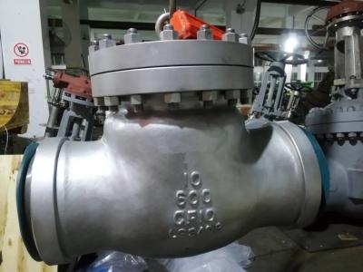 China BS1868,Presure Seal Bonnet Swing Check Valve,A351 CF10 material,10 Inch,600LB,BW End for sale