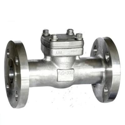 China BS 1868 Forged Steel Swing Check Valve,A182 f316L,Integral flanged ends,1-1/2inch,class 300 for sale