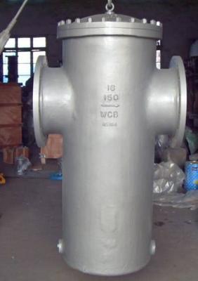 China Flanged Basket Strainer A216wcb Body,ss316 screen,16inch,class 150LB ASME B16.34 for sale