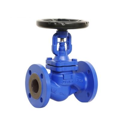 China Bellow Seal Globe Valve DIN3356,EN1092,GS-C25,bolt bonnet,DN100,Flanged end to PN40 for sale