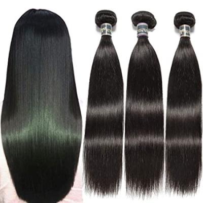 China Soft Smooth Thick Indian Hair Bundles Straight Hair Bundles 10A Color Women Remy Human Hair Extensions For 8-30 Inches for sale