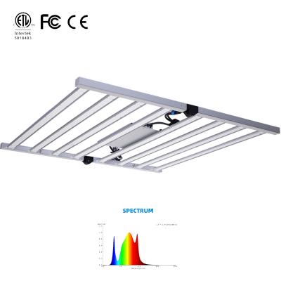 China Seed Starting Hydroponic Full Spectrum 640W 800W 1000W 8 Bars LED Grow Lights ETL Approved High Efficiency Dimmable Induction Grow Light for sale