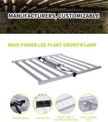 China Seed Starting Dimmable LED Grass Grow Light 8 Bar 10 Bar 800W 1000W Full Spectrum Indoor Plants Commercial LED Grow Light for sale