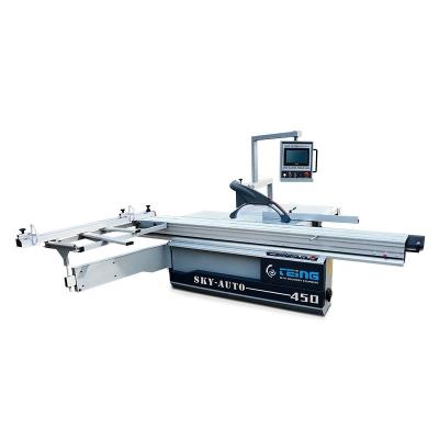 China 30mm Spindle Saw Diameter Woodworking Machine Table Saw with CNC Ruler and SKY AUTO for sale