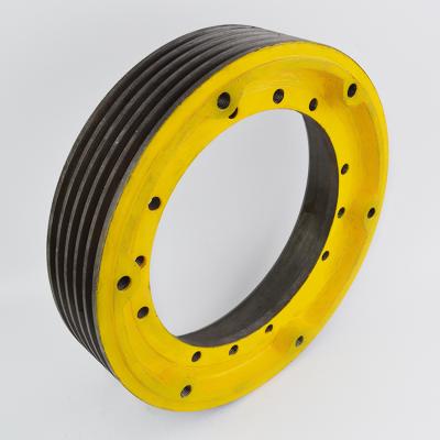 China Steel Elevator Traction Wheel Deflector Pulley Mitsubishi Traction Wheel for sale