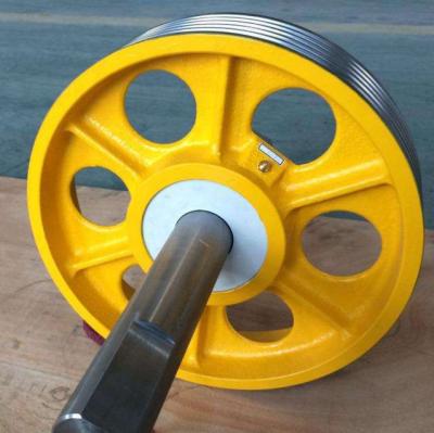 China Cast Iron Cast Iron Elevator Pulley Pulley for sale