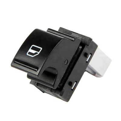 China Manual Control Window Glass Through Car Power Switch 12V 3 Pin Single Window Control Lift For VW Jetta Passat MK5 MK6 1K0959855 7L6959855B 1T0959851 for sale