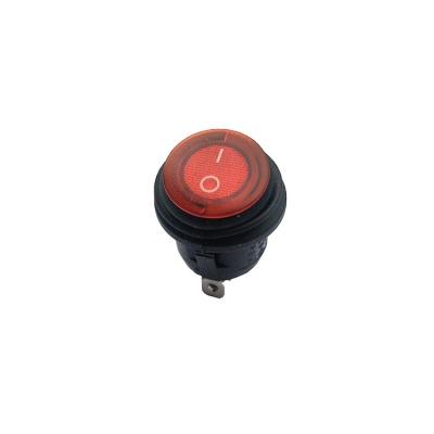 China Refitting 6A 12v 24V 3pin marine/car/yacht ON waterproof red light push button switch for Marine Panel for sale