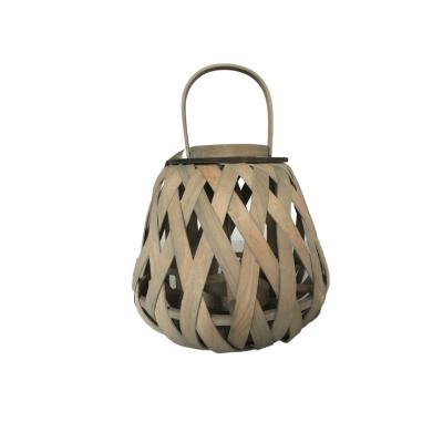 China China Solar Power Lamp Lightweight Waterproof Outdoor Garden Lamp Hypotenuse Rattan Camping Hanging Lantern for sale