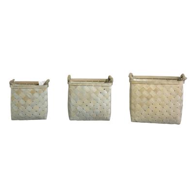 China Wholesale Handmade Woven Bread Basket Wicker Basket Picnic Decor From Europe for sale