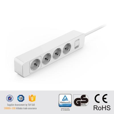 China For TV Multiple Outlet Adapter 1.5M 3M 5M 10m Long Cord 4AC For Home Appliances for sale