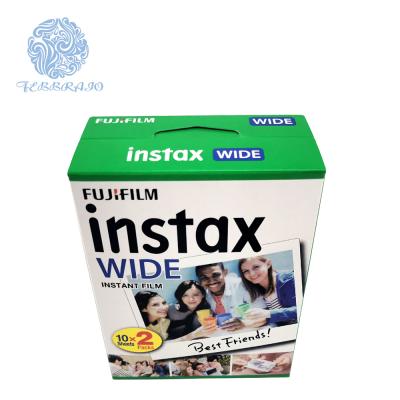 China Original Fujifilm Instax Film Value Twin Pack White Paper W300 w210 Instant Wide Camera 10.8*8.6 for sale