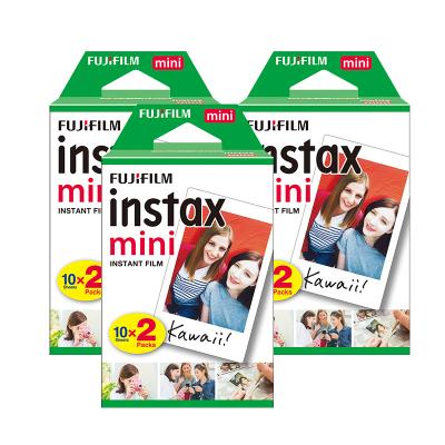 China Instant Film Instax Fujifilm Mini Film Size Credit-Card Size Film Instant Film White Twin Frame Pack for sale