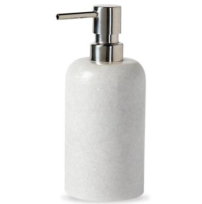 China Sustainable Soap Dispenser Storage Jar Rectangle Marble Tray With Cloth Holder Bathroom Accessories for sale