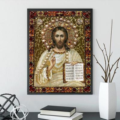 China 5D Diamond Painting DIY Crystal Diamond Embroidery Cross Stitch Home Decoration Religious Character for sale