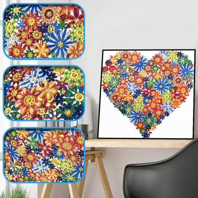 China Modern Special Shape Diamond Painting Custom Photo of Love 5D Crystal Diamond DIY for sale