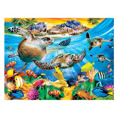 China Modern 5D Diamond Painting Cross Stitch Underwater World Marine Life DIY Diamond Embroidery Home Decoration Support Customization for sale