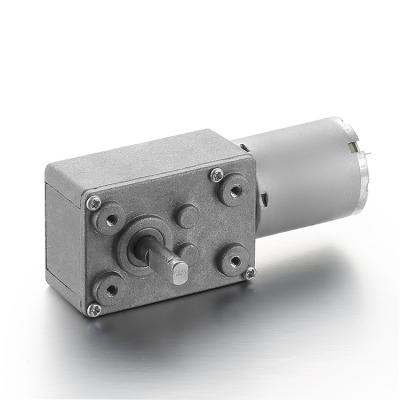 China Totally Enclosed Electric Dc 12 Volt Gearbox 12V 3rpm Motor Speed ​​Metal Geared Reduction Motor for sale