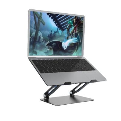 China Hot Selling Adjustable Foldable Portable Z-Type Laptop Stand Desktop Aluminum Ergonomic Laptop Stand for sale