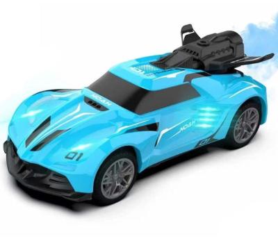 China Stunning Light And Remote Control Jet Car High Speed ​​Racing Drift RC Car Jet Cars Toy With Cool LED Spray Light Kids Outdoor Toys for sale