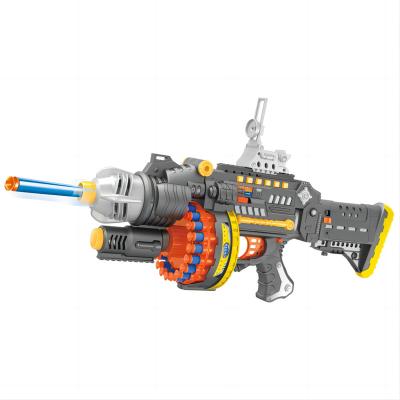 China Toy Gun Hot Selling Electric 20-Dart Rotating Cylinder EVA Soft Bullet Gun Blaster with Nerf-Compatible Darts Launch Toys for sale