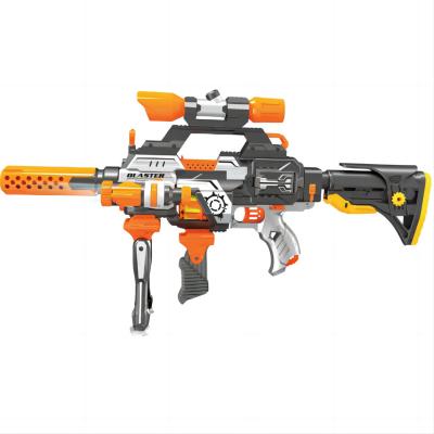 China Toy Gun DIY Assembling 10-Dart Electric Rotating Drum EVA Soft Bullet Gun Toy with Nerf-Compatible Darts Blaster Boys Gift Toys for sale