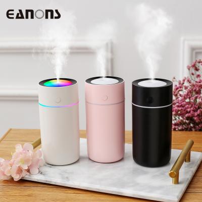 China Portable Car Cool Room Usb Mini Portable Ultrasonic Led Mist Diffuser Mini Size Wholesaler h2o or Personal Space Air Humidifier for sale