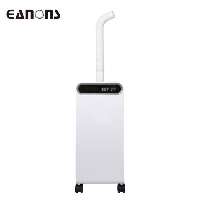 China Hotel 46W Dual Core 15L Large Capacity Tower Type Ultrasonic Air Humidifier Four Way Remote Control for sale