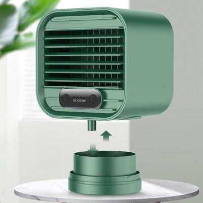 China Protable Mini Small Popular 2021 Newest Portable Mini Evaporative Air Coolers Personal Fan for sale