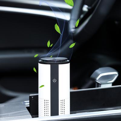 China Hotel Wholesaler Multi Layer Filter Usb Operate H2o Portable Car Mini Air Purifier Humidifiers for sale