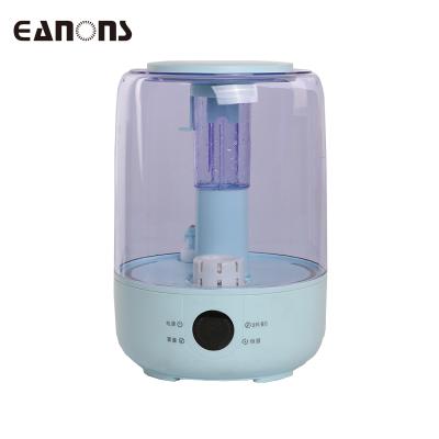 China Feel Comfortable 3.8L Capacity Water Tank Greenhouse Air Aroma Diffuser Transparent Portable Humidifier for sale