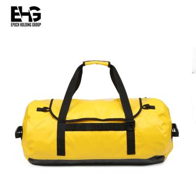 China YellowTravel Unisex Large Capacity Fitness Weekend Tote Bag Factory Directly Bag Waterproof Sports Gym Travel Duffel Bag for sale