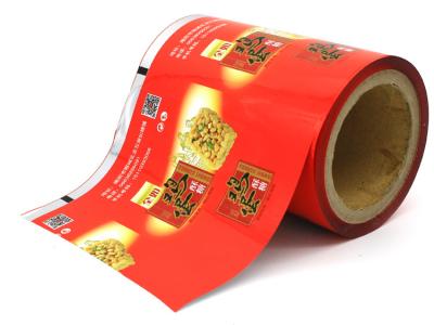 China Printed Lamination PET12 PE60 Flexible Film For Auto Packing Machine Snack Candy Packaging for sale