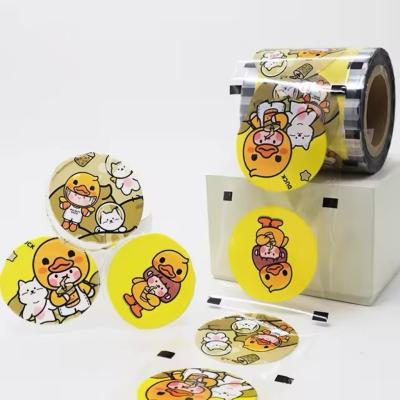 Китай Custom Bubble Tea Sealing Film Plastic Cup Paper Sealing Film For PP Cup Paper Cup продается