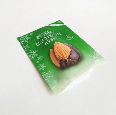 China Maßgeschneiderter Druck Stand Up Tasche Reißverschluss Nuss Packung Kunststoff Snack Mandeln Cashew Nüsse Verpackungstüten zu verkaufen