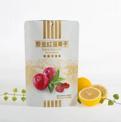 China Custom Print Matt Aluminum Foil Plastic Sachet Food Packaging Fruit Doypack Zipper Bags Stand Up Pouch Food Bags for sale