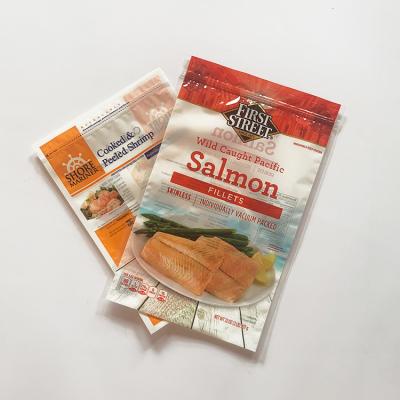 China PET/PE van de het Vacuümpak resealable zalm van de ritssluitingszak verpakkende zak Te koop