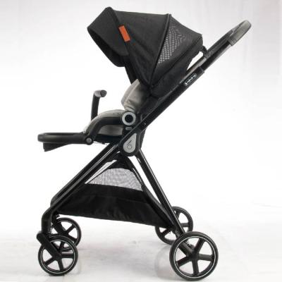 China OEM Hygeian Portable Chinese Luxury Light High Landscape Mum Hygeian/Factory Hot Sale Weigh 3 In 1 PU Leather Baby Stroller Transfer Walkers Carriers for sale