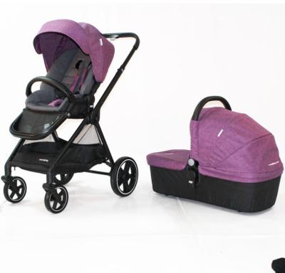 China Chinese New Design Factory Price OEM Eco-friendly Lightweight Aluminum Smart 3 in 1 for Set with Bassinet Carseat Stroller Baby Strollers for sale