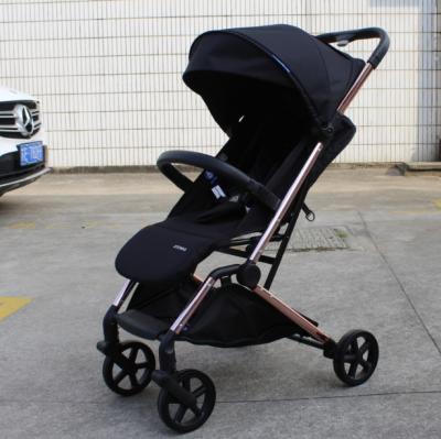 China New Design Item OEM Price Portable Light Weight Baby Walker Stroller Easy Folding Buggy Trolley Eco-friendly Aluminum Frame One Hand for sale