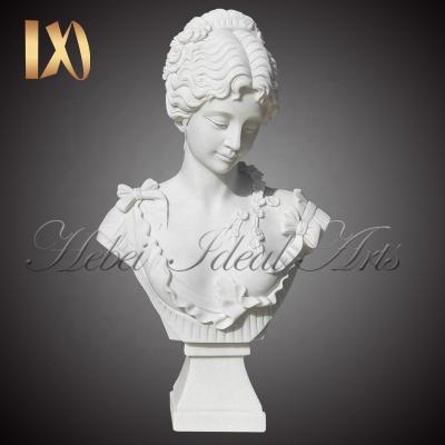 China High Quality And Beautiful Modern Aphrodite Female Head Stone Bust Marble Bust for sale