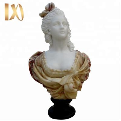 China Newest Western Home Decorative Famous Female Stone Head Bust Woman Statue For Sale for sale