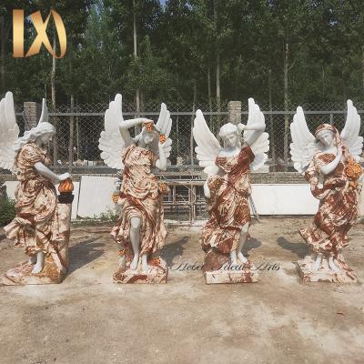 China Factory Direct Selling Arts Modern Ideal Natural Marble Lady Four Seasons Goddesses Of The Four Seasons Statue Collection for sale