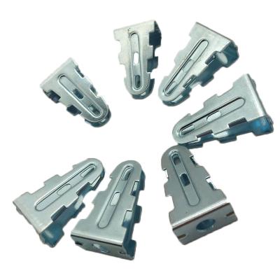 China Industrial metal auto fasteners/metal spring clip hanger zinc plating color stainless steel U clip flat spring clip stamping parts for sale