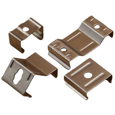 China Apartment ; Sheet ; Custom Gold Plating Pressure Plate Spring Clips For Electrical Contacts for sale