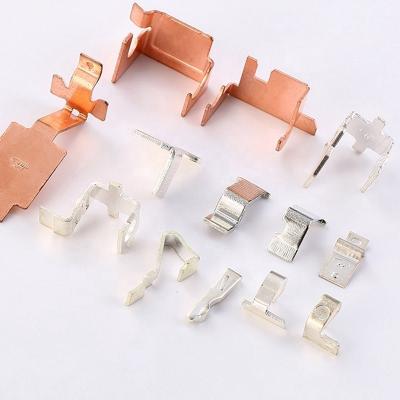 China Custom Made Custom Beryllium Copper Contact Flat Spring Clip for sale