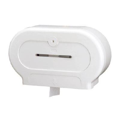 China Commercial Roll Paper Towel Dispenser Modern White Double Roll Paper Towel Holder Roll Paper Towel Dispensers for sale