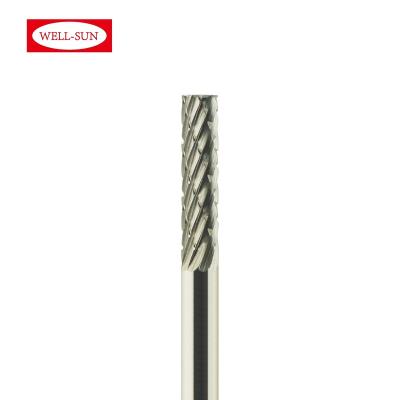 China For Cylindrical Metal Burr Removing /Industry Wood Drill Machine B-03-300185 Factory End Cutting Rotary Tungsten Carbide Burrs 3mm Shank Being Cut Metal Working Desk for sale