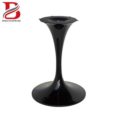 China Durable/Stable Unique Design Furniture Hardware Round Trumpet Tulip Bar Stool Coffee Dining Table Legs Table Base for sale